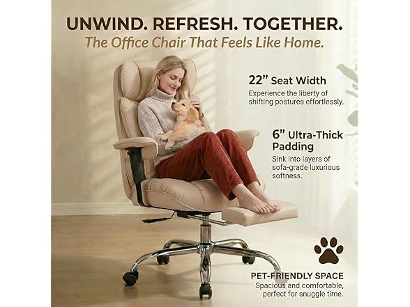 Efomao Heavy Duty Office Chair