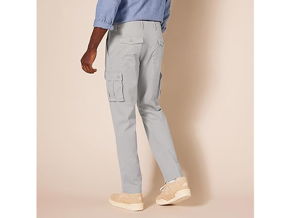 Mens StraightFit Cargo Lt Grey (38Wx34L)