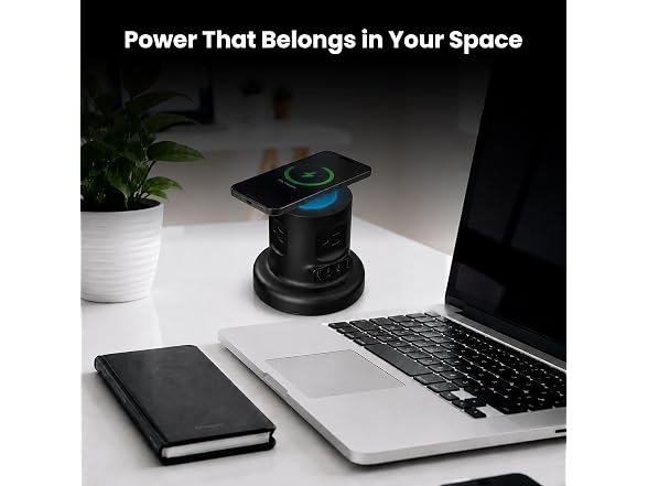 Wireless Retractable Power Strip Surge Protector