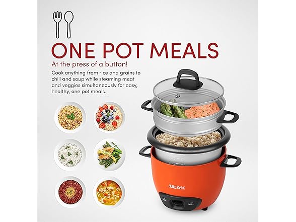 AROMA 1.5QT Rice & Grain Cooker