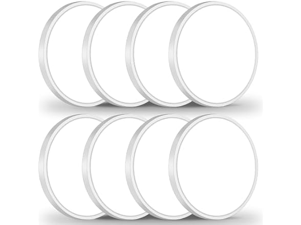 White-7 Inch-8 Packs