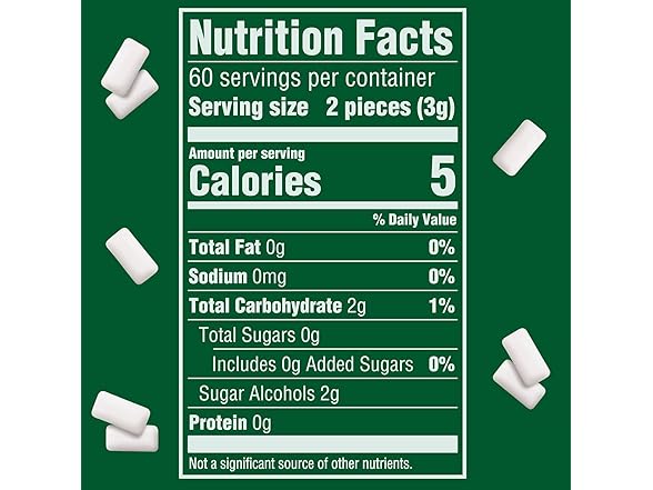 Eclipse, Sugar Free Gum Spearmint, 120 c
