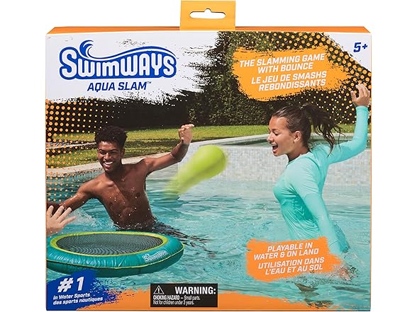 SwimWays Aqua Slam, Outdoor Trampoline Game