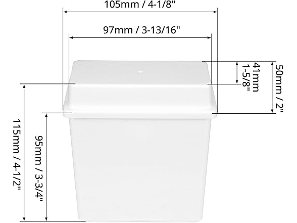 QWORK Microscope Slides Staining Jar