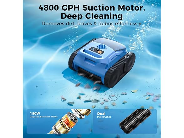 Cordless Robotic Pool Cleaner,Automatic