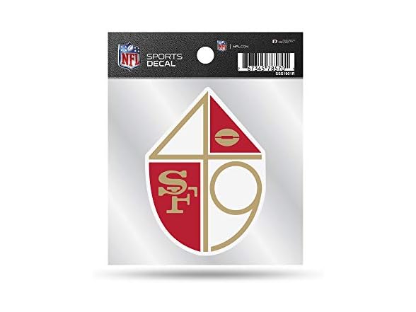 San Francisco 49ers Retro Small Style Decal