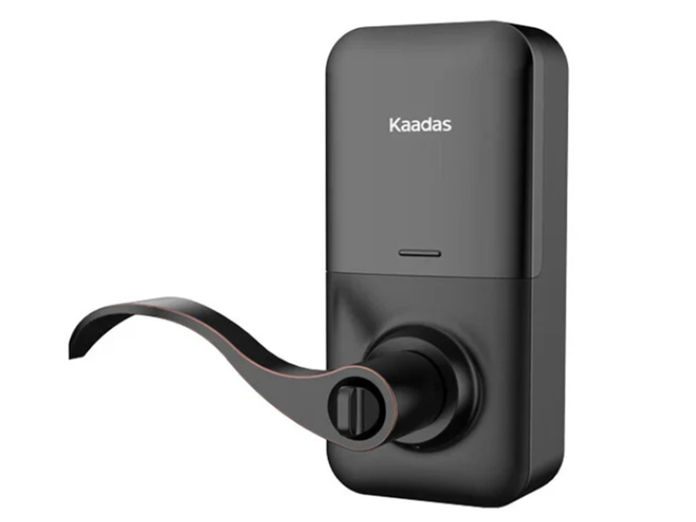 Kaadas KS04 Lever Lock with Key and Keypad Matte Black
