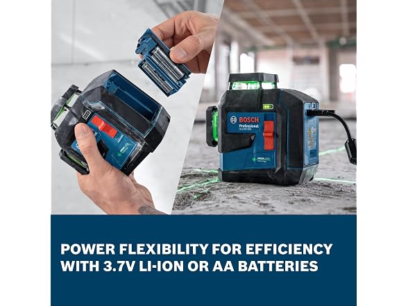 Bosch GLL300-42GL-RT-CR Green-Beam Three-Plane Laser