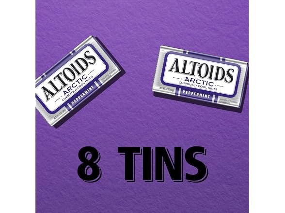 ALTOIDS Arctic Peppermint Breath Mints (Pack of 8)