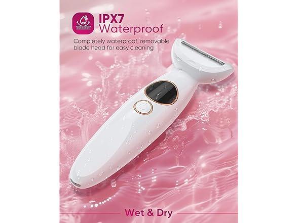 ANYLIV 3in1 Bikini Trimmer Waterproof White