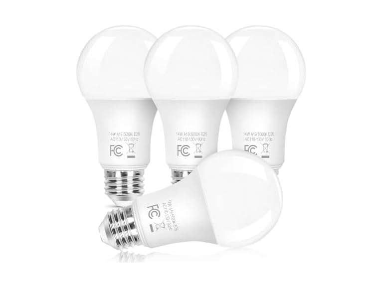 Brightever B0GXFLC7GX 14W A19 LED Light Bulbs 5000K 