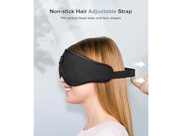 Sleep Mask W/ Bluetooth Headphones
