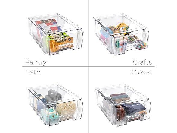 Smart DesignLarge Pull-Out Storage Bin