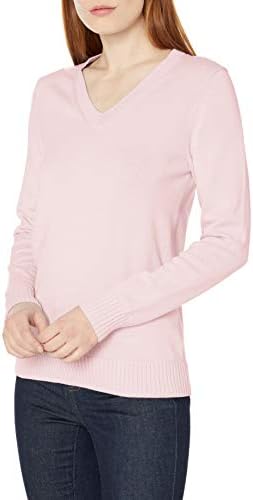 Amazon Essentials Womens Lightweight Long Sleeve V Neck Sweater Cotton