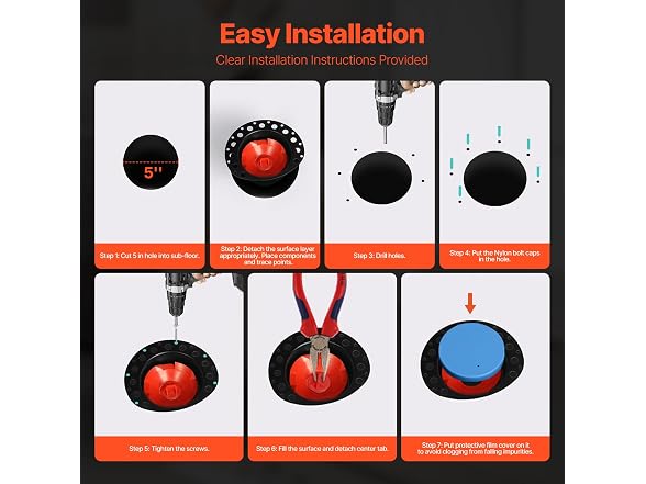 VEVOR ABS Freestanding Tub Drain Kit