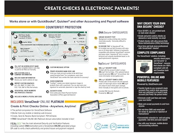 VersaCheck 2855 MXE MICR All-in-One Color Check Printer