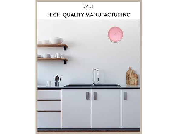 LUUK LIFESTYLE Elegant Wall Clock