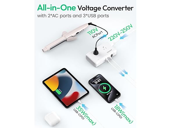 250W Universal Travel Adapter