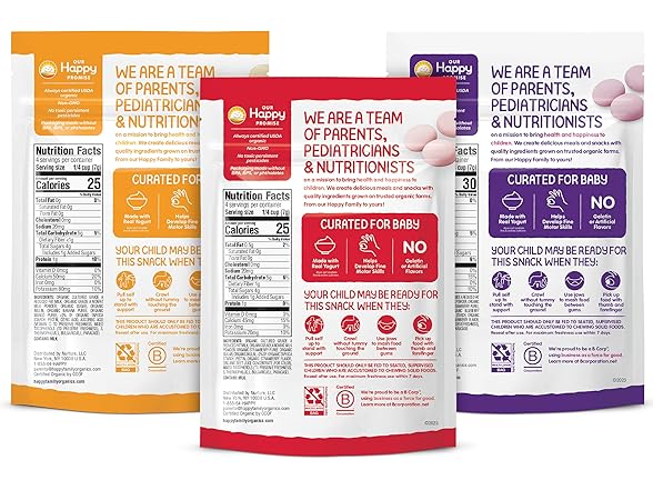 3PK Organics Yogis Freeze-Dried Yogurt Snacks