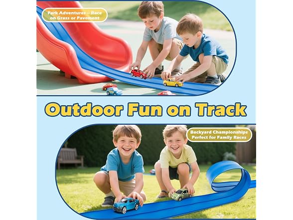 Flex Tracks 15 Ft Starter Set Flexible Race Track