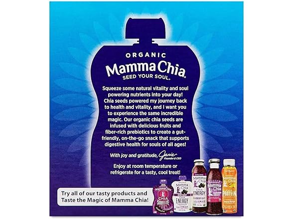Mamma Chia Squeeze 3.5oz (4pk)
