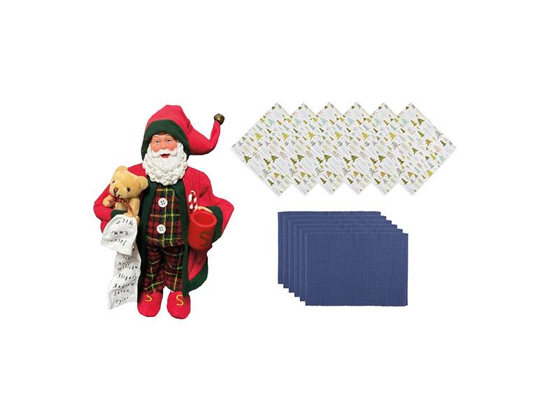 24Pc Christmas Mini Knitting Doll Hats