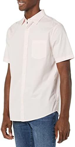 Amazon Essentials Short Sleeve Shirt for Men, Available in Big & Tall, Pink, X-Large