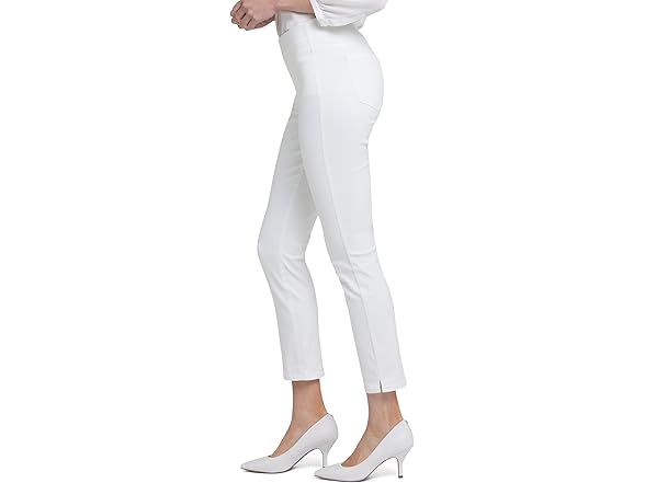 NYDJ Women's White Skinny Ankle (16)