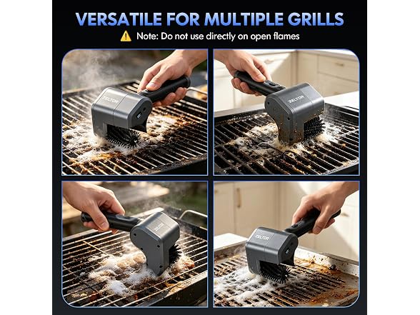 Zeltor 2 Pack Electric Grill Brush
