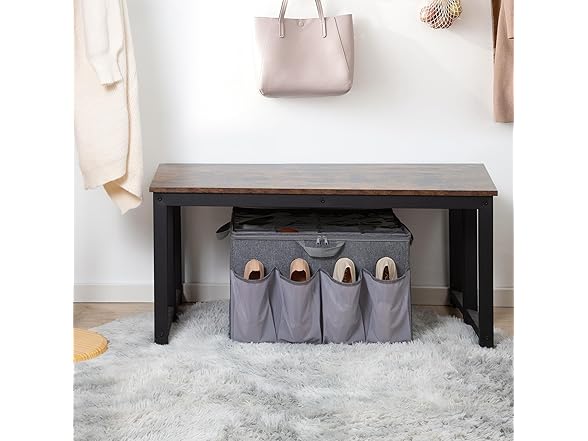 STORAGEIDEAS Fabric Shoe Organizer for Close Grey, 6 Pack