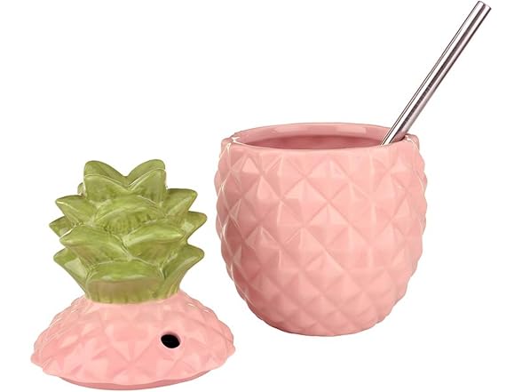 Drink Cup Tropical Summer Ceramic Tumbler