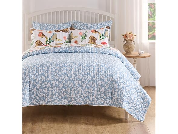 Greenland Home Willow Novelty 2Pc Quilt Set