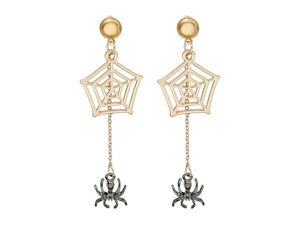 WETMT Spider Dangle Earrings
