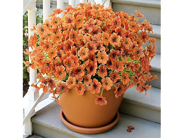 16 Bundles Artificial Fall Flower