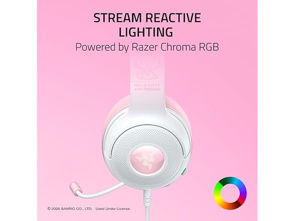 Razer Kraken Kitty V2 USB Wired Headset Hello Kitty Edition