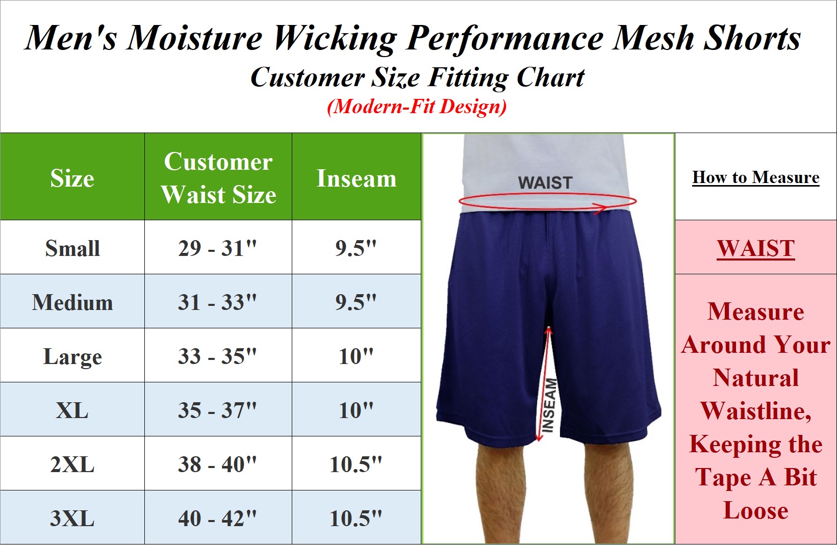 3Pk Mens Performance Mesh Shorts - Gallery 18