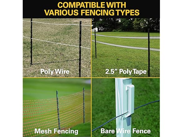 Zareba A-48B 4-Foot Step-in Electric Fence Posts
