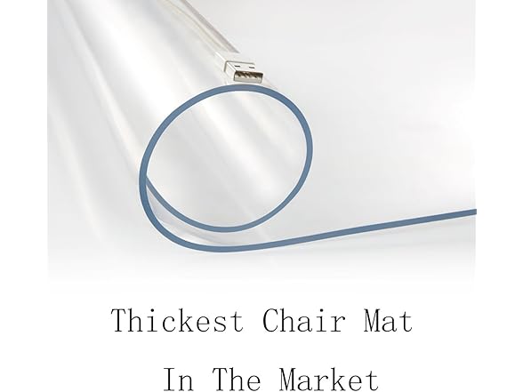 Crystal Clear Chair Mat, 47x35"