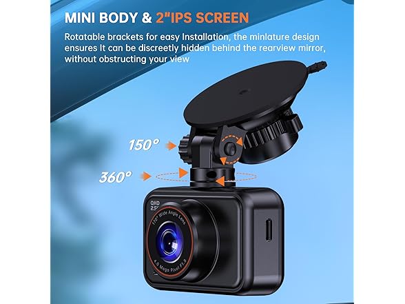 E-YEEGER 2.5K Dual Dash Camera | S60