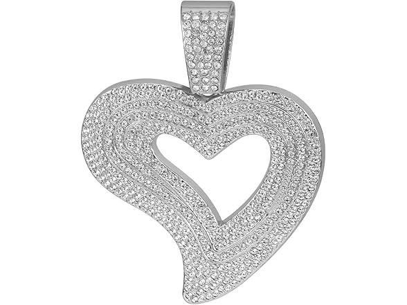 YOHAX Hip Hop Necklace Silver