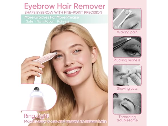 Vankoo 2 in 1 Facial Hair Remover