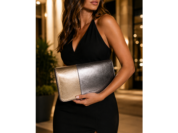 French Connection Foldover Clutch