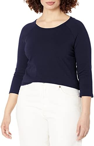 Hanes Womens Stretch Cotton Raglan Tee