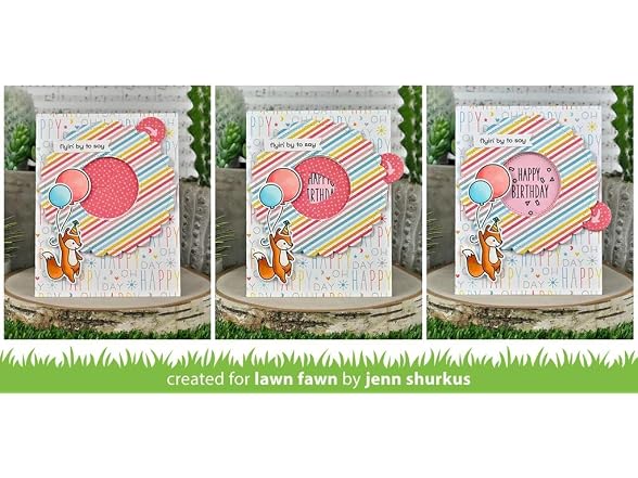 LAWN FAWN Magic Iris Scalloped Add-On Lawn