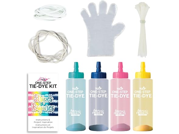 Tulip One-Step Tie-Dye Kit 4 Color Stripe