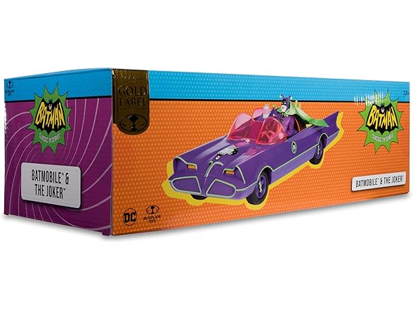 McFarlane Toys - DC Retro Batmobile & The Joker