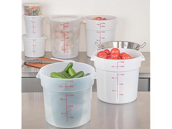 Restaurantware-Met Lux 18 Quart Food Storage Containers