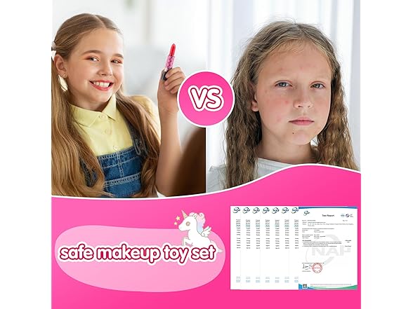 PLOOHT Kids Makeup Set for Girls