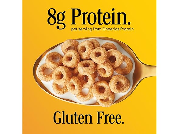 Cheerios Protein Cereal, Cinnamon, 8g Protein