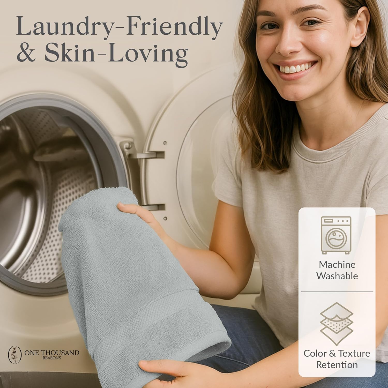 6Pc Luxury Bath Towel Set (1-Stripe) - Gallery 18